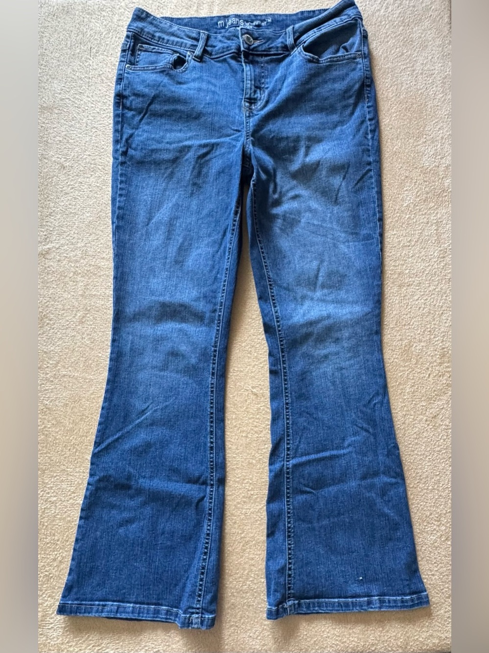 Maurices Women's Dark Blue Flare Jeans